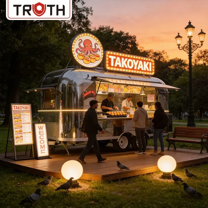 Volledig ingerichte Taco Trailers mobiele keuken