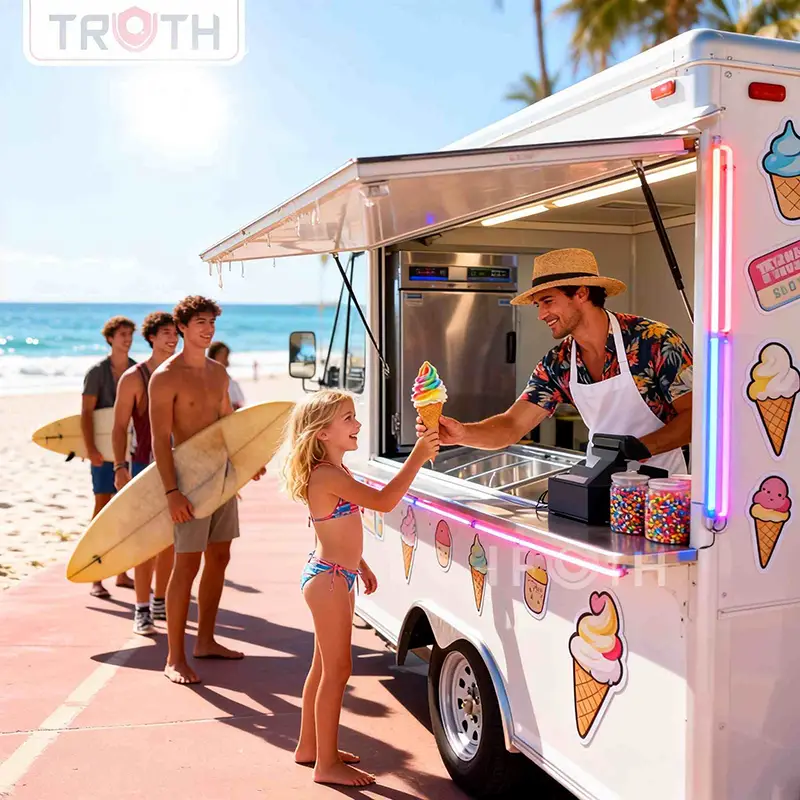 IJs Outdoor Food Trailer Keuken