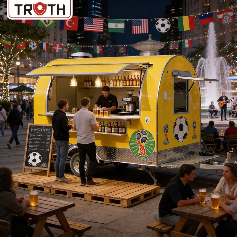 Mobiele bar-voedselwagenaanhangwagens
