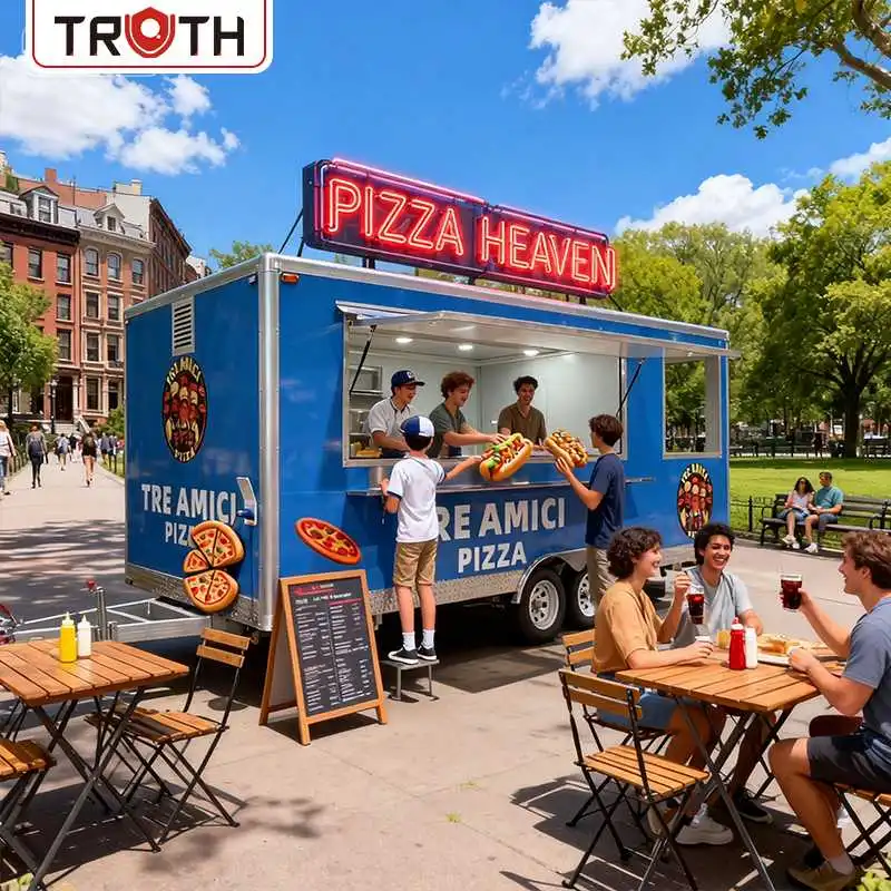 Mobiele concessie Pizza Food Trailer