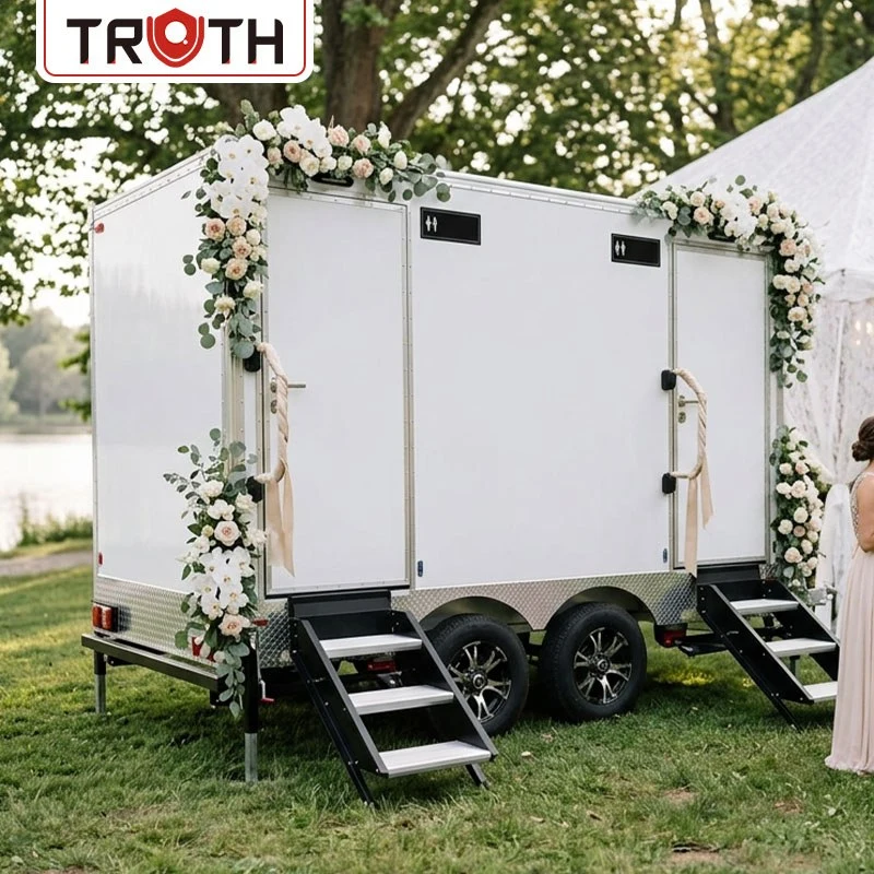 Outdoor draagbare badkamers karaanhangwagen
