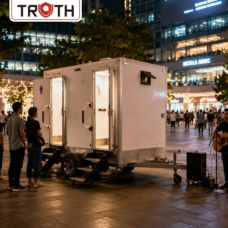 Draagbare wasruimte Mobiele toiletwagen