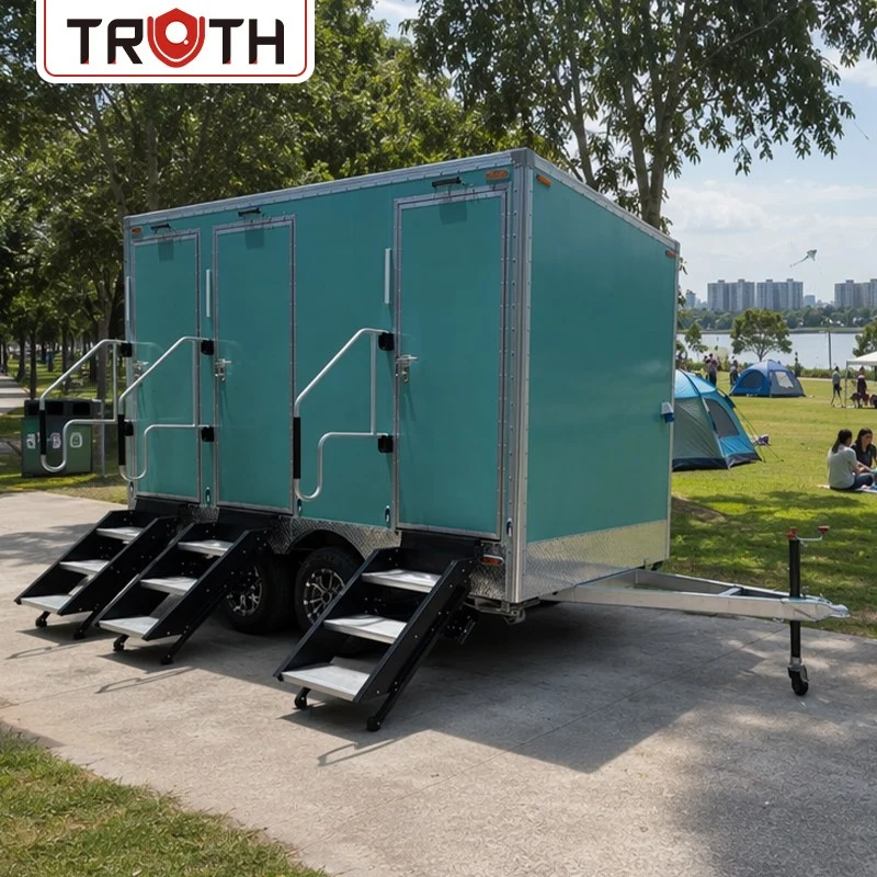 Toilet- en doucheruimte Mobiele toiletwagen